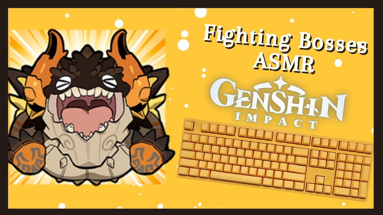 Fighting all the weekly bosses ASMR | Genshin Impact Gameplay | Keyboard ASMR | Handcam
