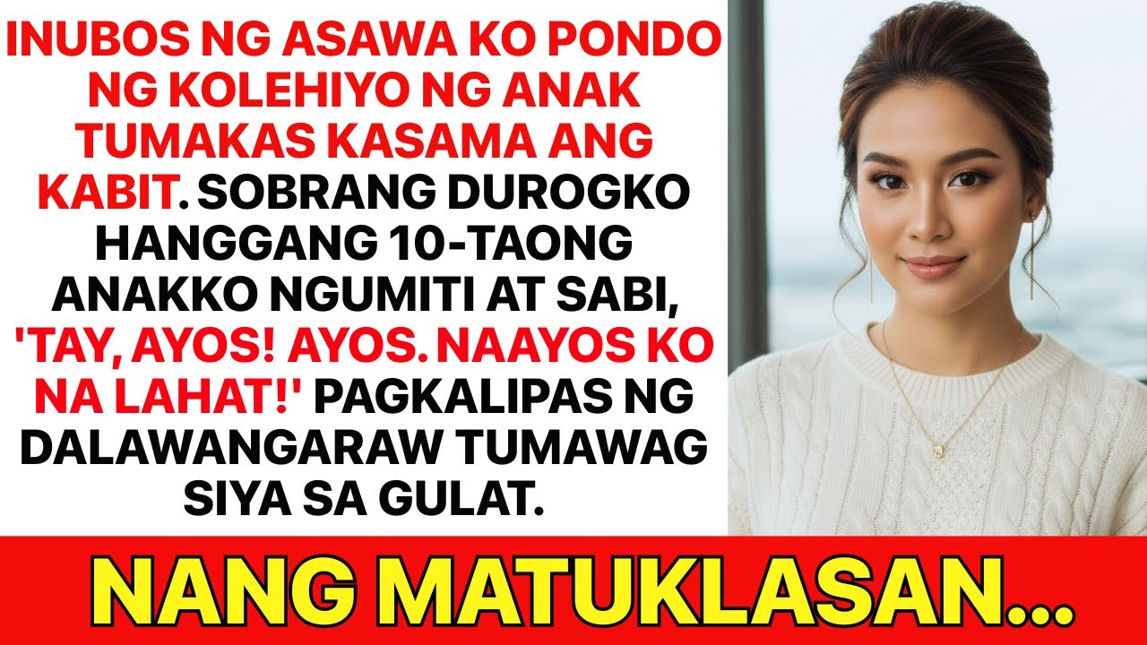 Inubos ng asawa ko ang pondo ng anak at tumakas—may sinabi ang 10-taong gulang ko.