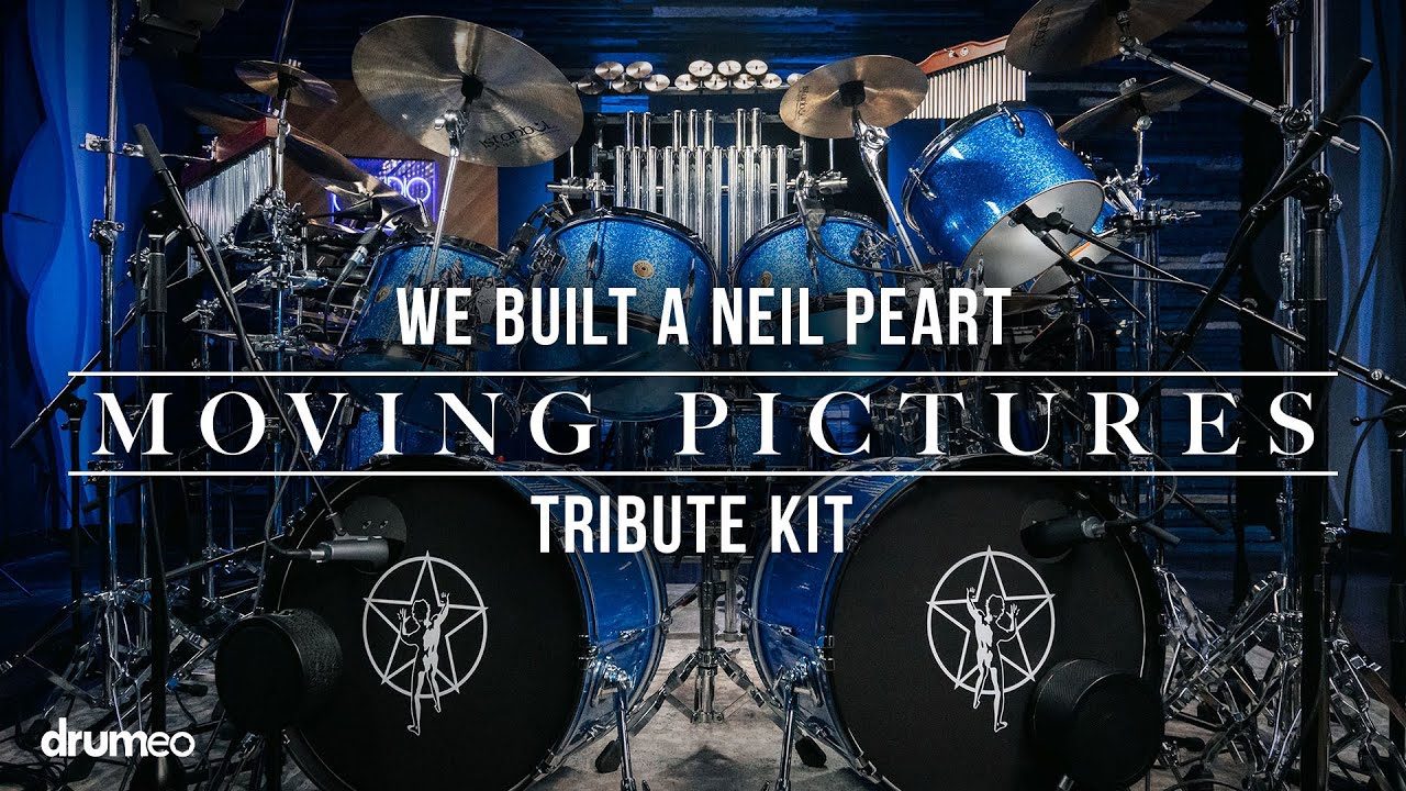 We Built A Neil Peart “Moving Pictures” Drum Kit