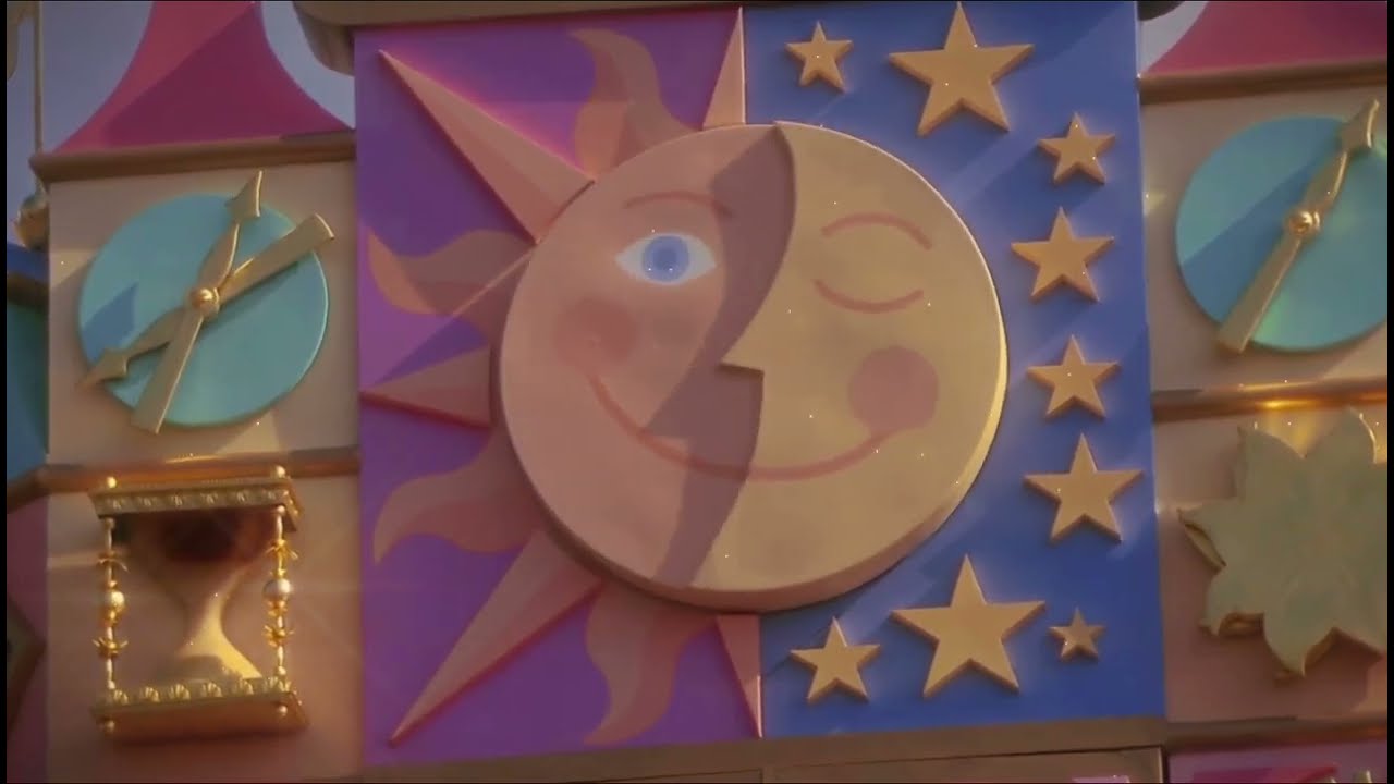 “it’s a small world” Disneyland Paris clock face ambient loop