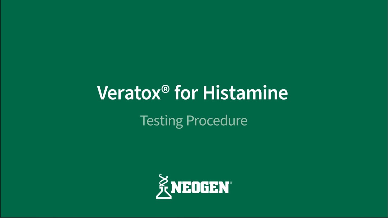 Veratox® for Histamine - Testing Procedure