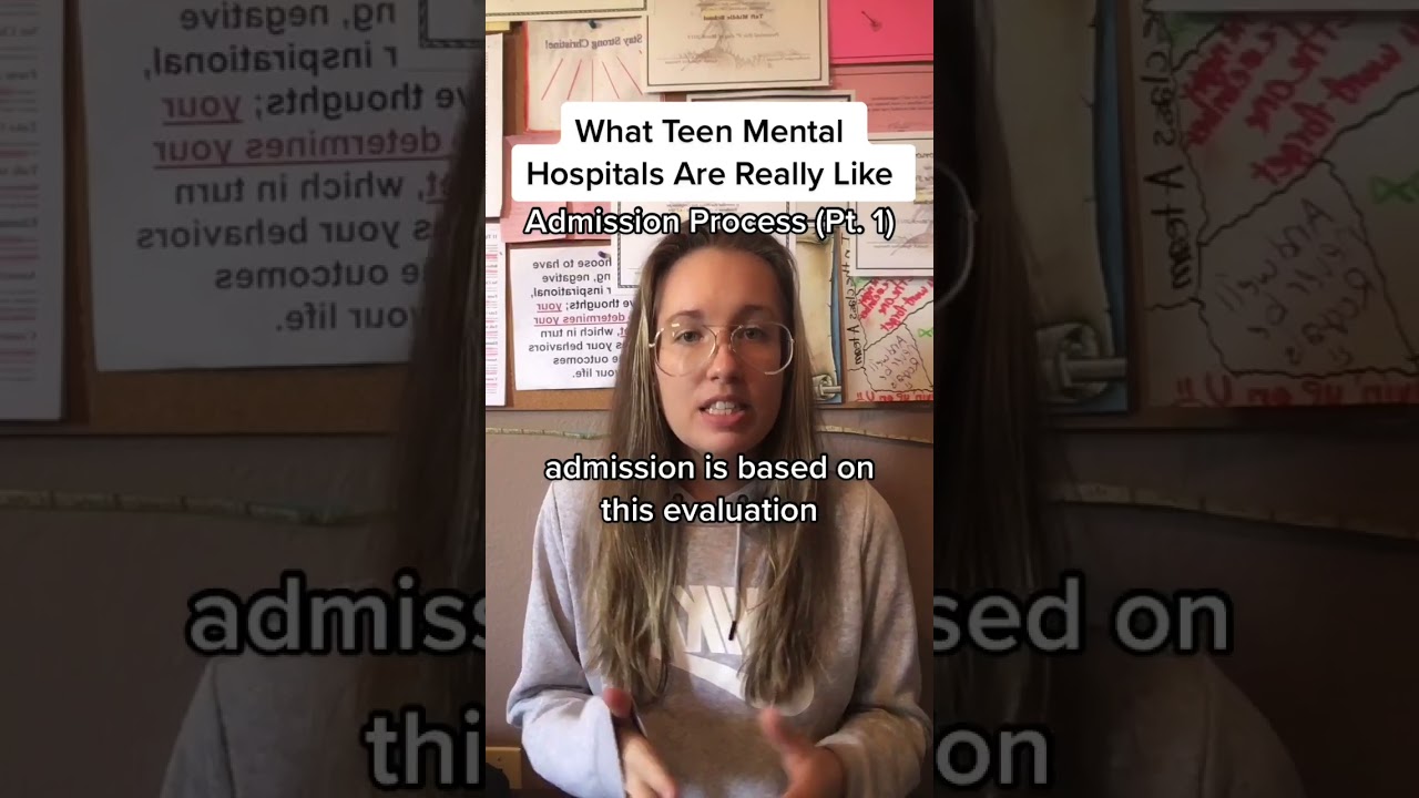 My Teen Mental Hospital Experience (Part 1 of 4 - Admission Process) 🏥💚 #shorts