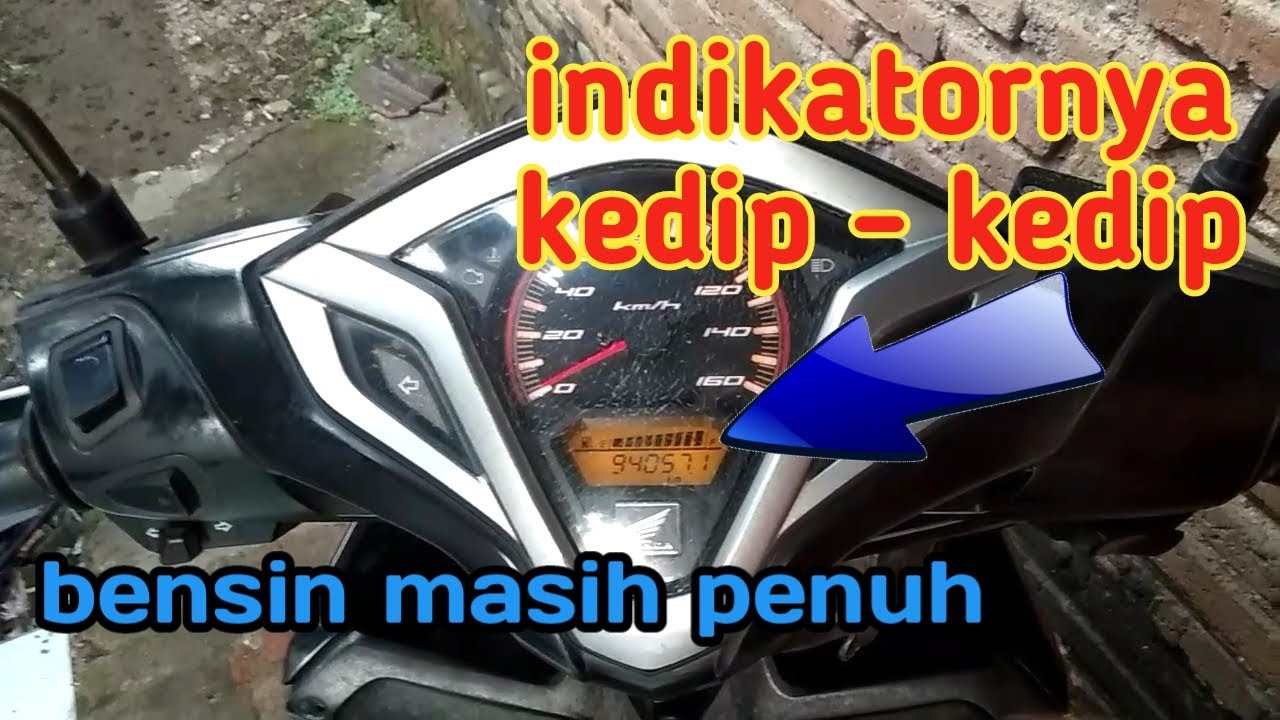 BENSIN PENUH INDIKATORNYA KEDIP - KEDIP