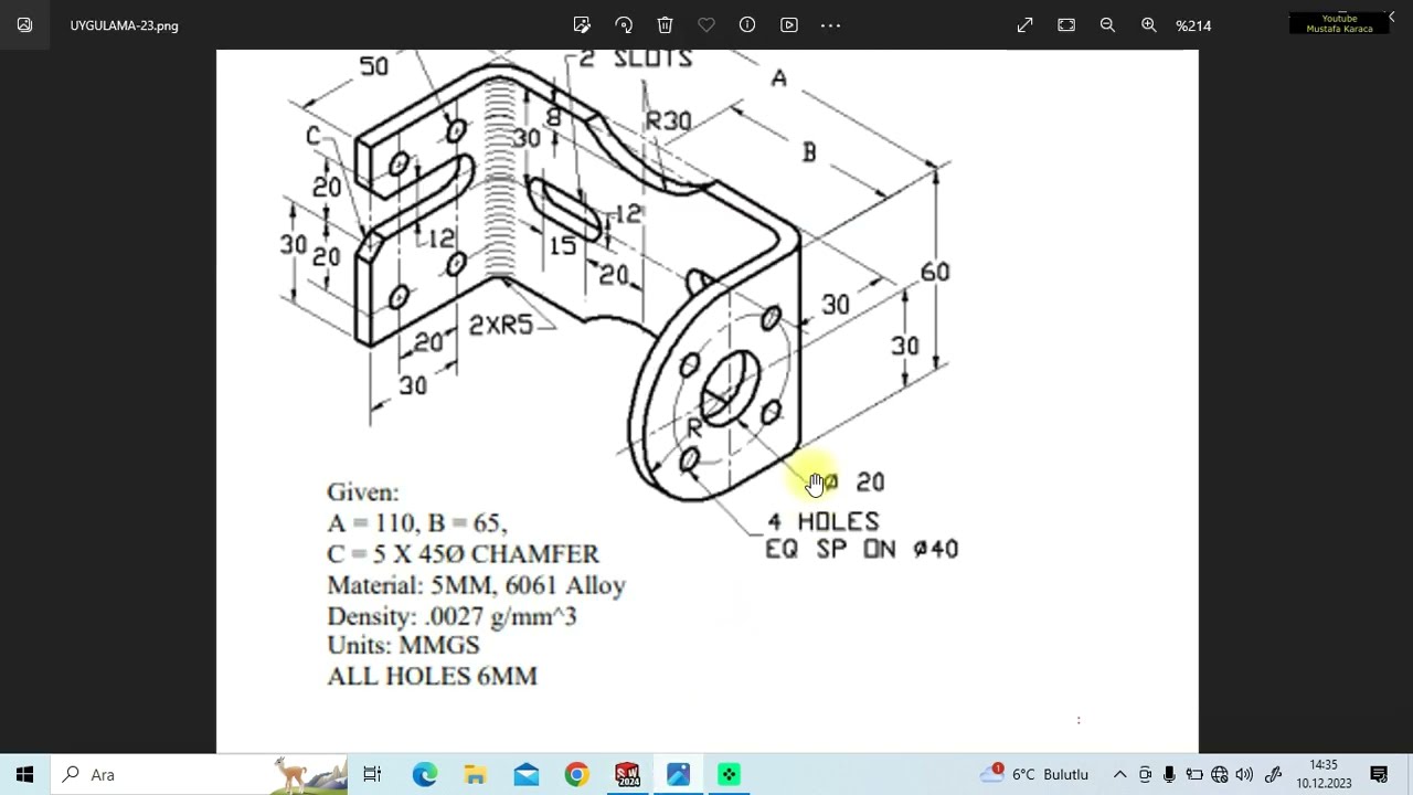 Solidworks CSWA Part Uygulamaları 23