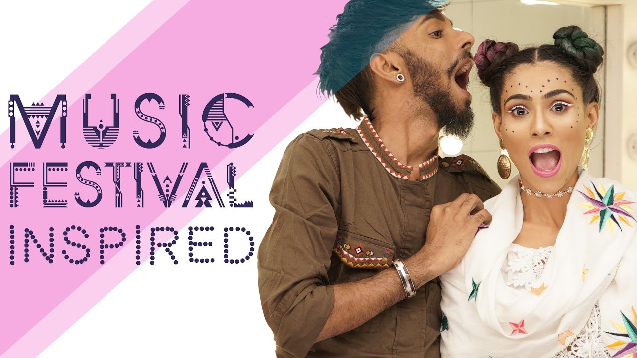 ♥ Music Festival - Makeup, Hair & Outfit  ♥