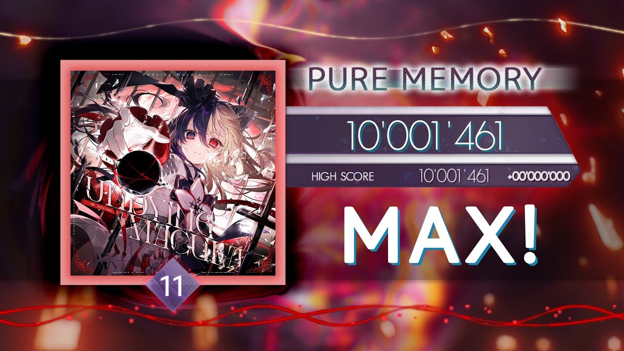 【Arcaea】 Undying Macula [Eternal 11] Max PM 理論値!! (with Anomaly)