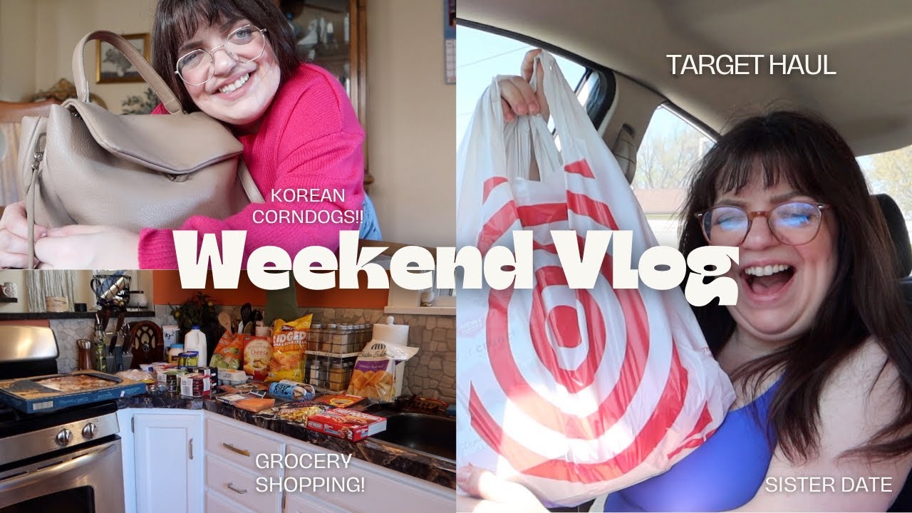 weekend vlog!! marshalls + grocery + target HAUL  | living with pfeiffer ✨