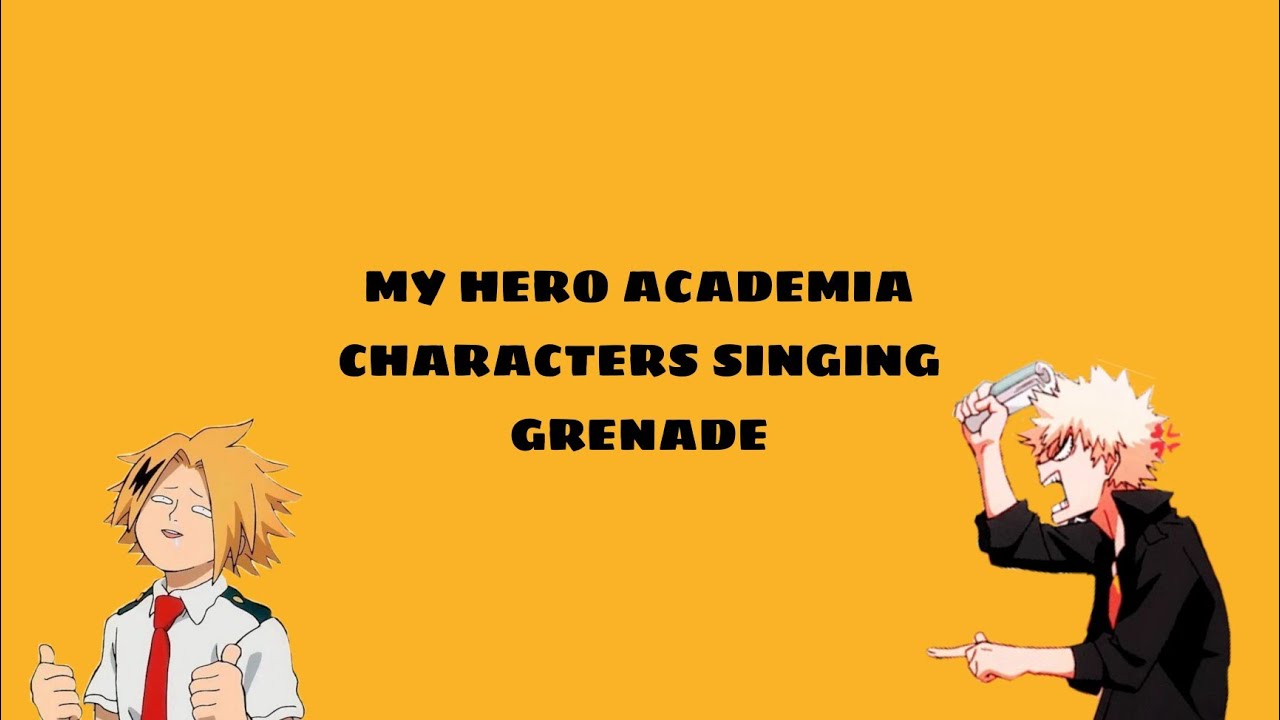 MHA/BNHA Characters Singing 