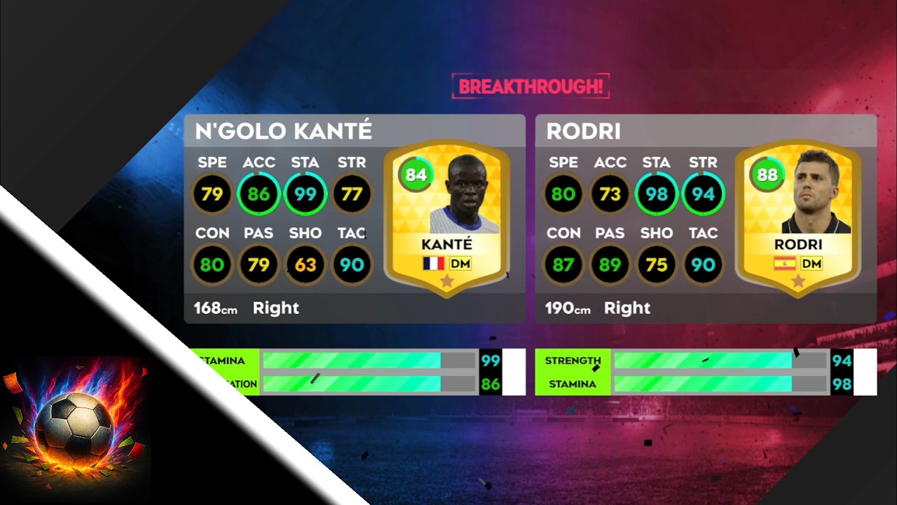 DLS 26 ⭐ | UPGRADE MAX N'GOLO KANTÉ (80) & RODRI (85) 💥