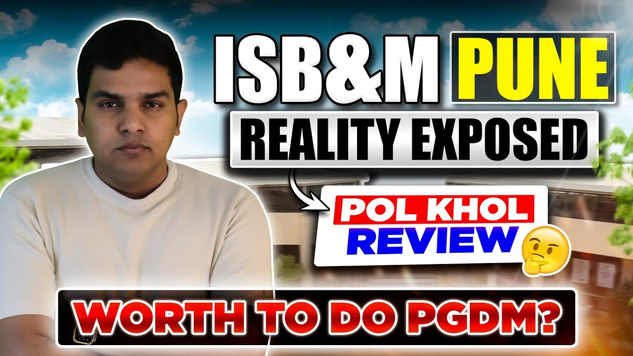 ISBM Pune Review 😲 | Honest Truth About This MBA College | Good College or Waste of Money? 🤔