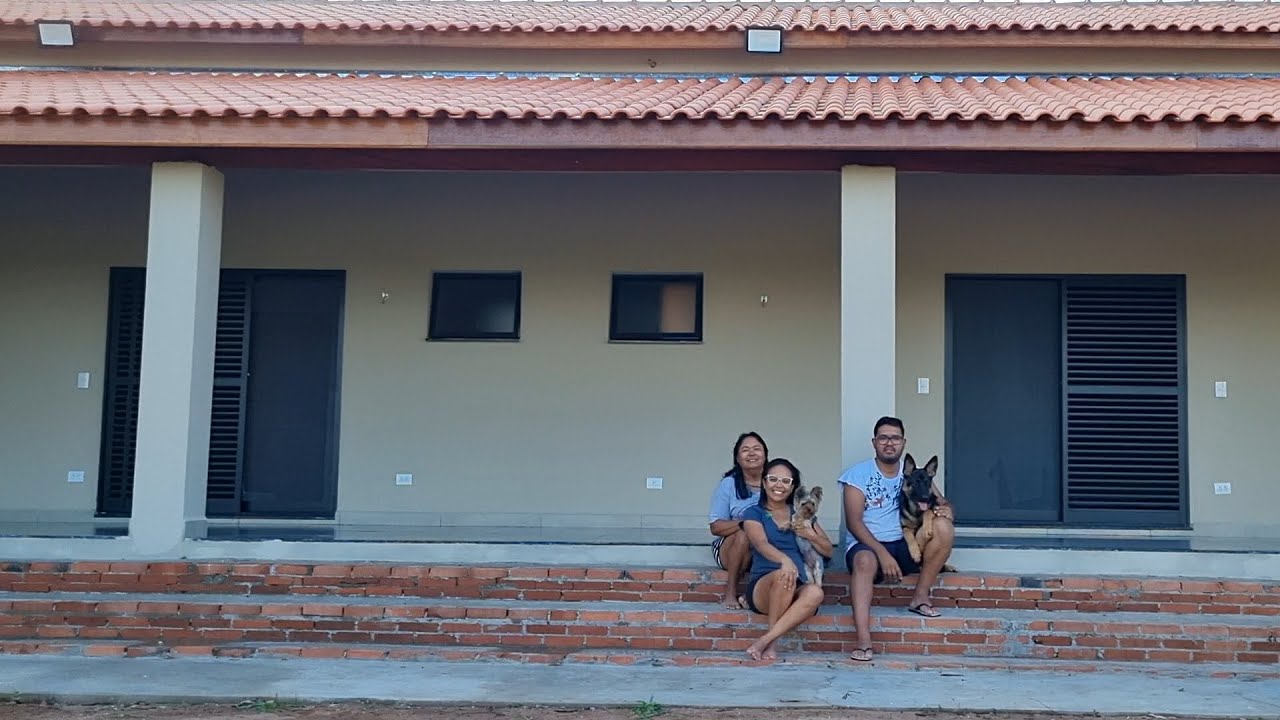 Minha casa na chácara ficou pronta 🙌 #tour #chácara- Começando uma chácara do zero 🌳🌿