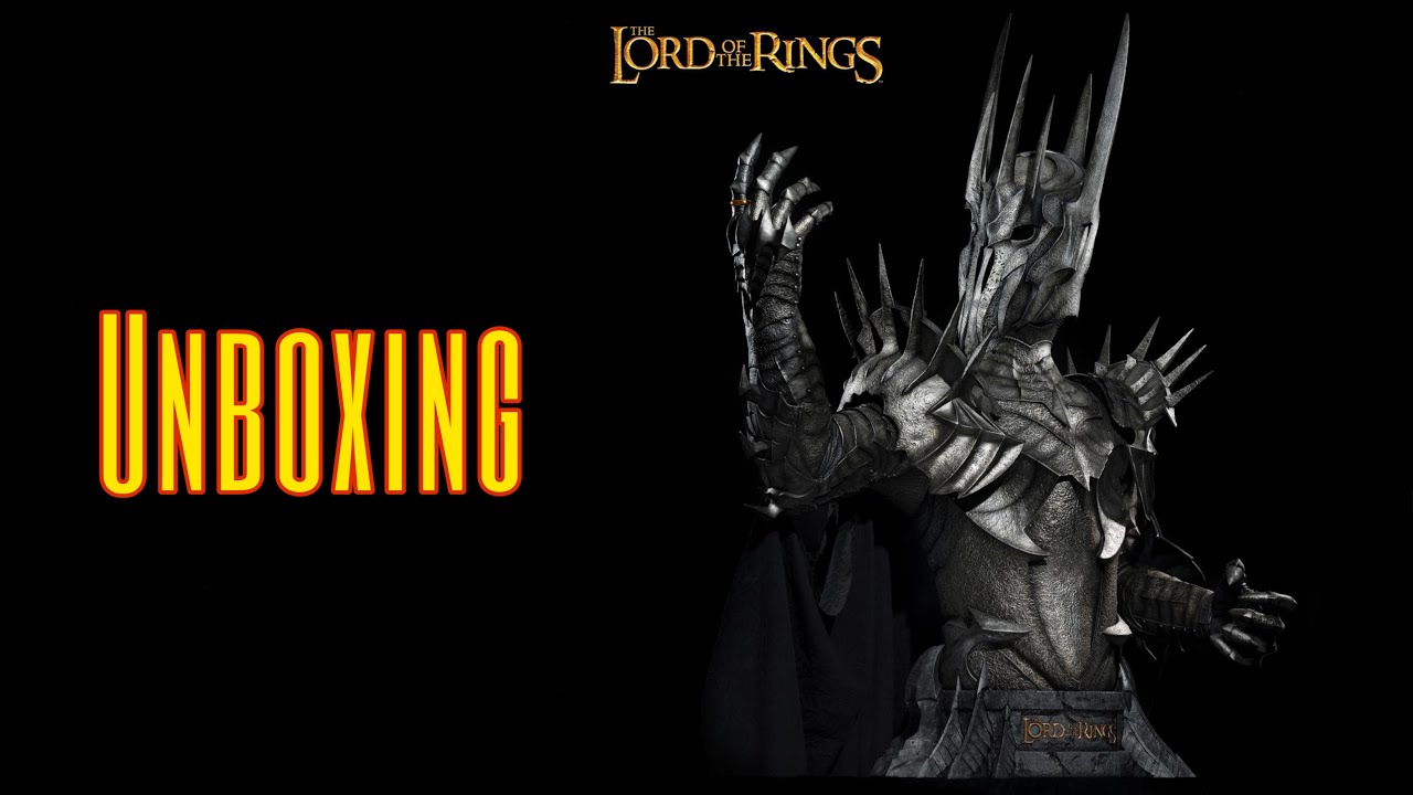 Unboxing life size bust Sauron 1/1 Lord of the Rings | Infinity Studio