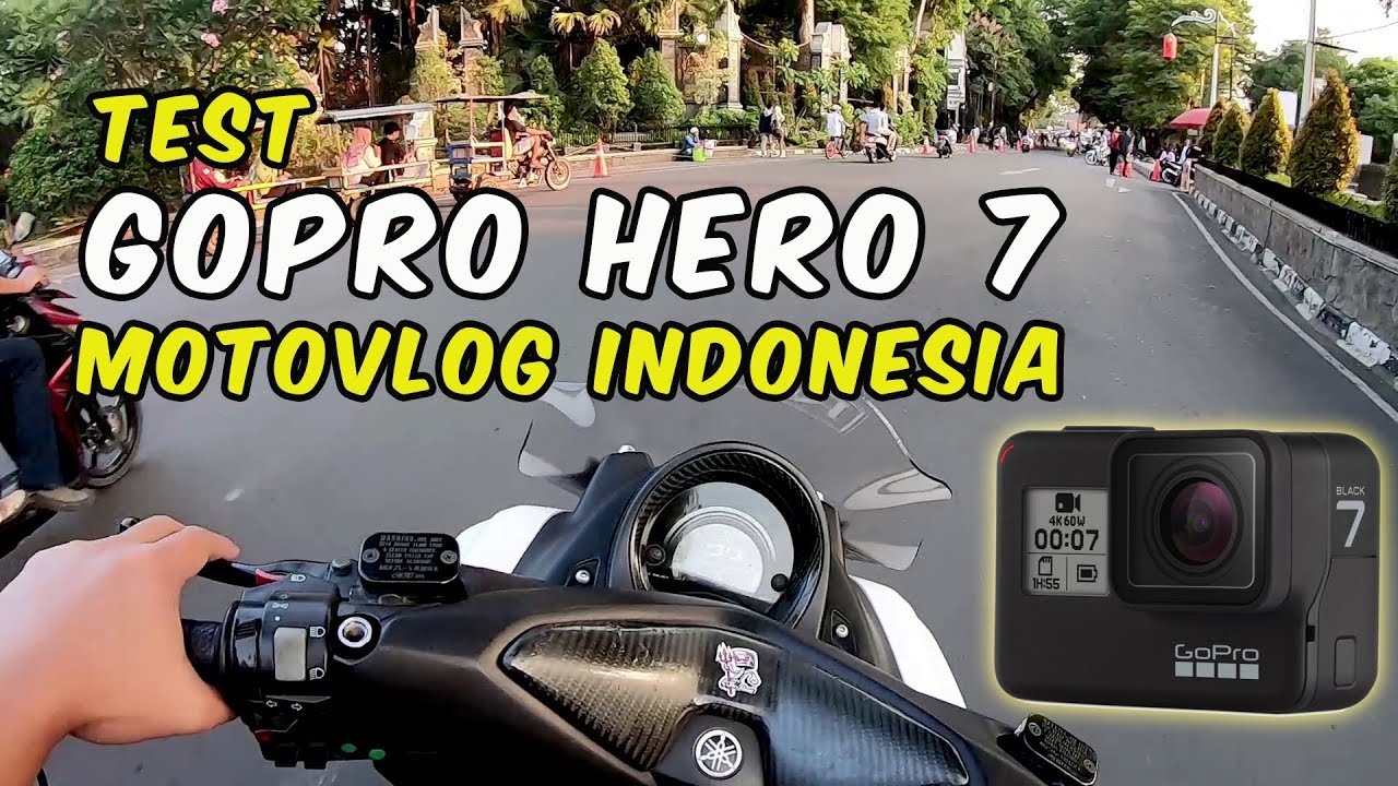 GOPRO HERO 7 BLACK SETTING - MOTOVLOG INDONESIA - NMAX 155 - HYPER SMOOTH