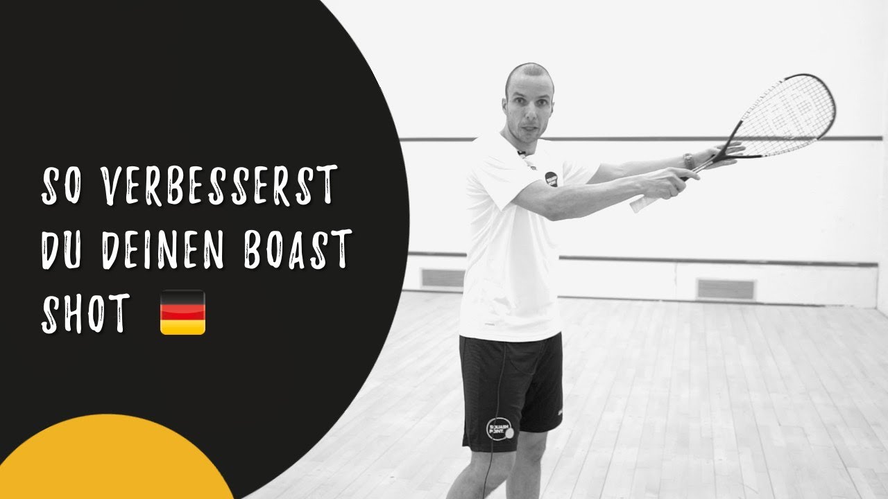Squash-Tipps: So verbesserst Du deinen Boast Shot
