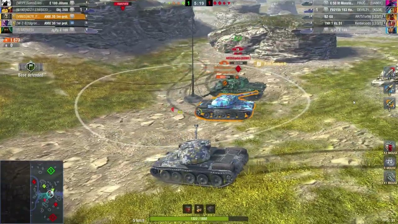 WoT Blitz: you must buy AMX 30 1er prot.