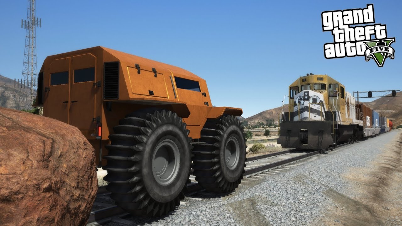 Le TRAIN risque de ne pas RESISTER ! (GTA 5 Crash)