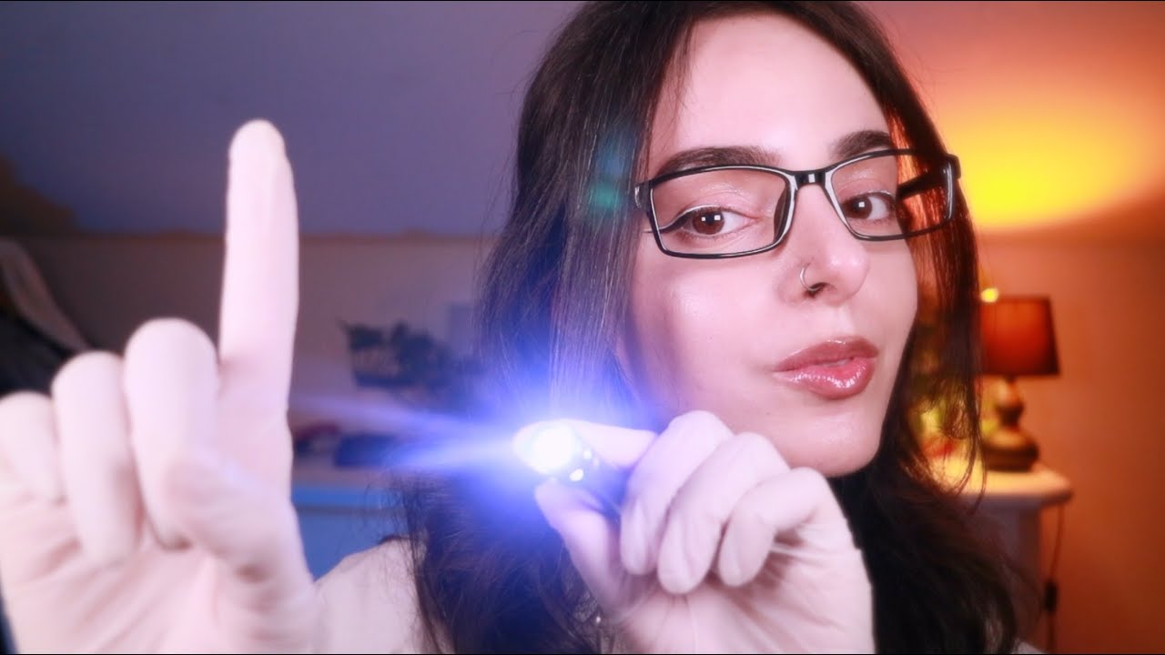 ASMR Click Here to Get Your Eyes Checked 👀 ASMR Medical Eye Exam, Light Triggers, Up Close PA ✨