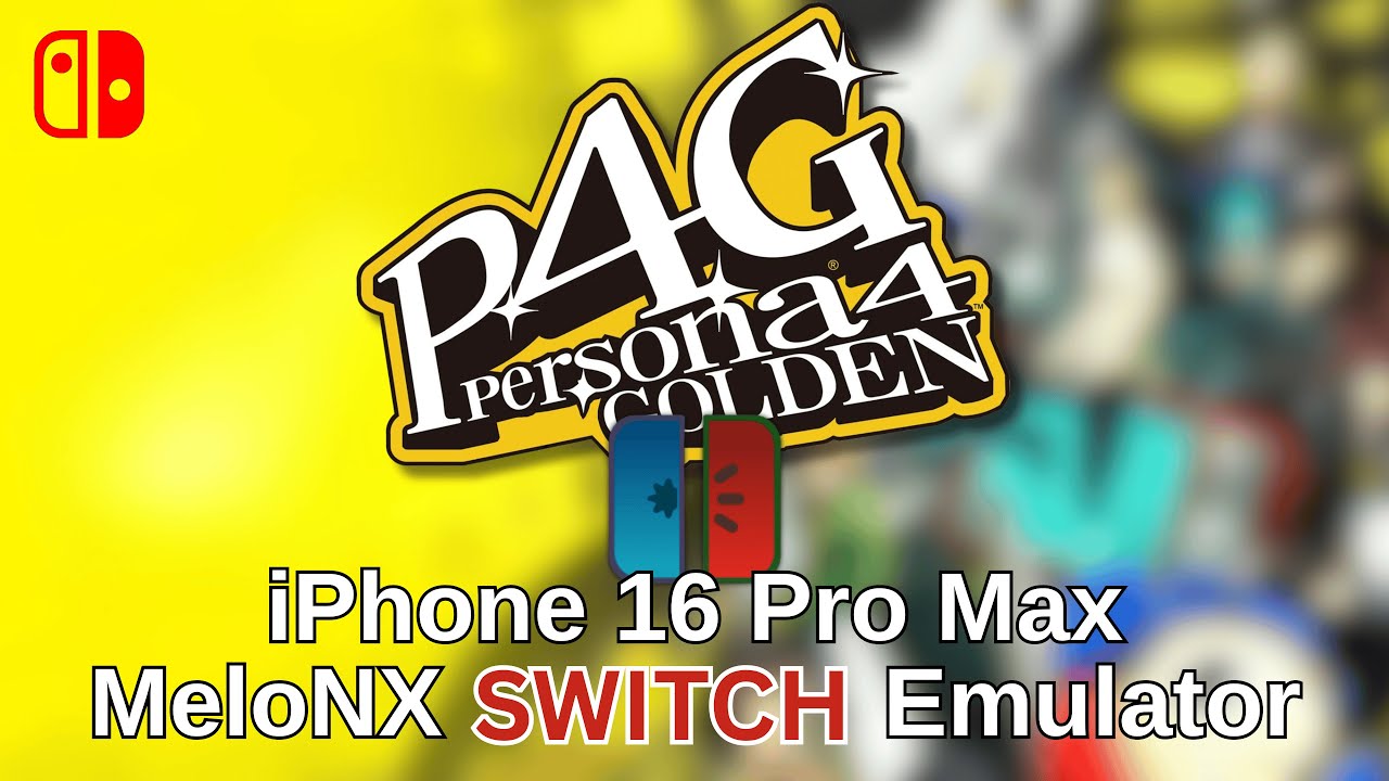 Persona 4: Golden - iPhone 16 Pro Max, iOS Switch Emulator (MeloNX)