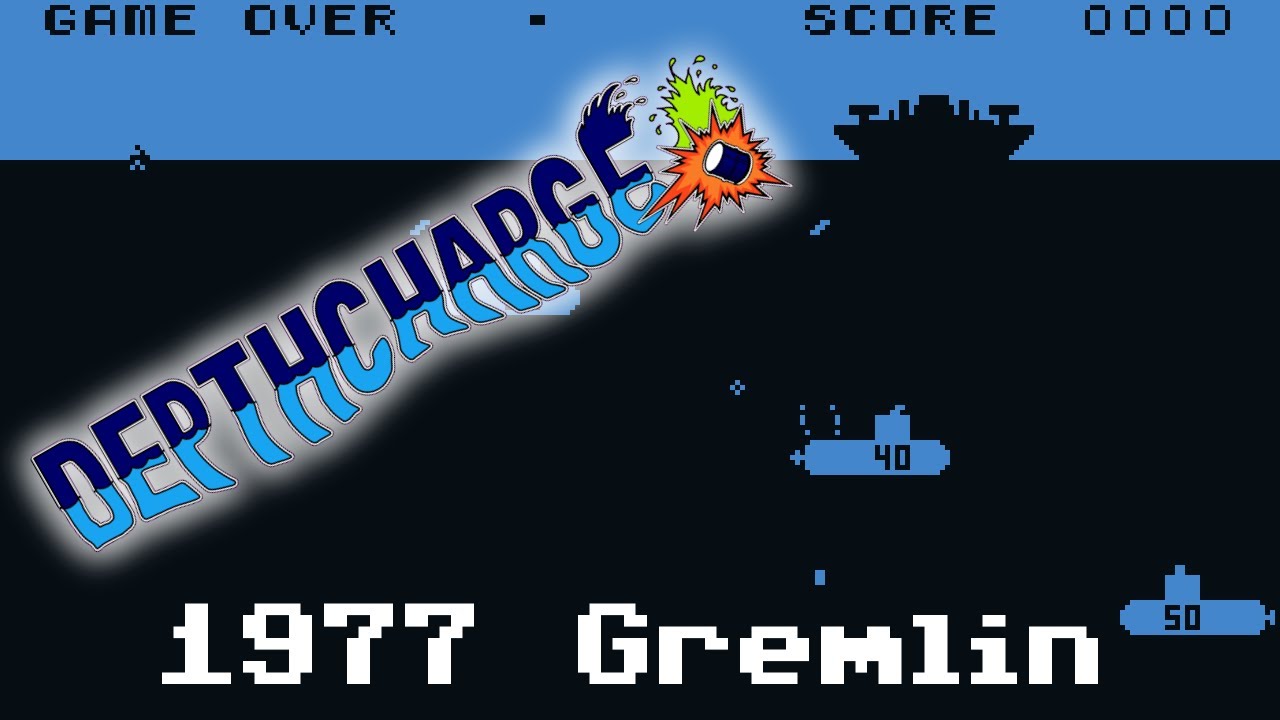 Depthcharge - 1977 - Gremlin Ind. #depthcharge #gremlin #arcade #arcadegame #retrogamer #retrogame