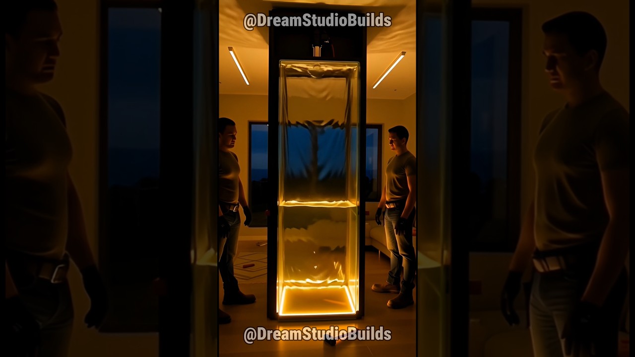 I Built a Waterfall INSIDE My House 🌊 (Indoor Water Wall) 