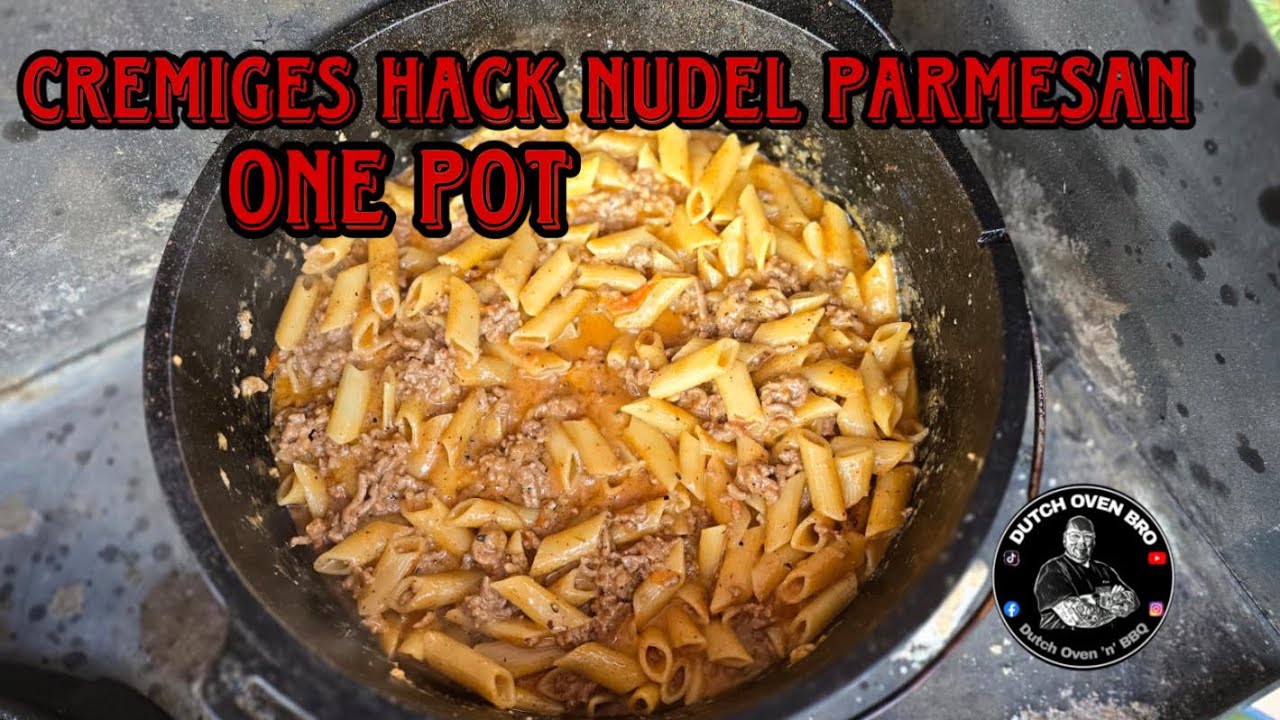 Cremiges Hack Nudel Parmesan One Pot #DurchOvenBro #onepotmeal #onepotmealrecipe