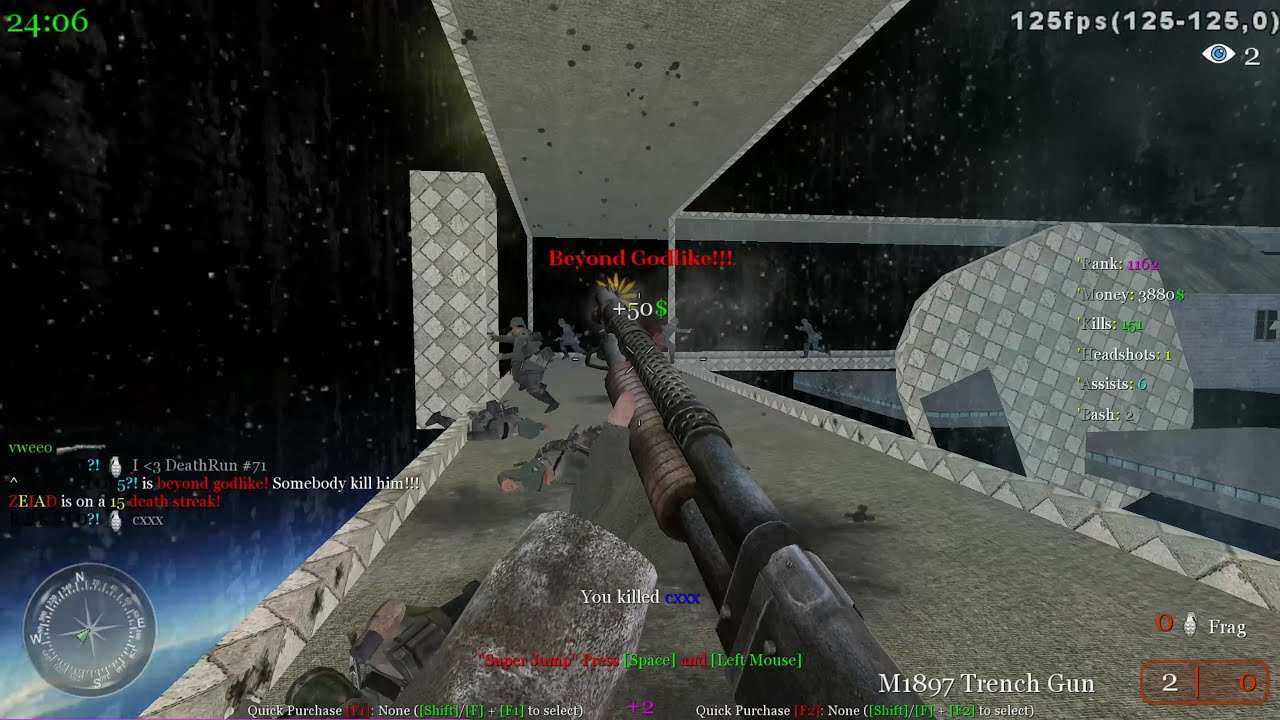 CoD2 Deathrun 270 KILLS
