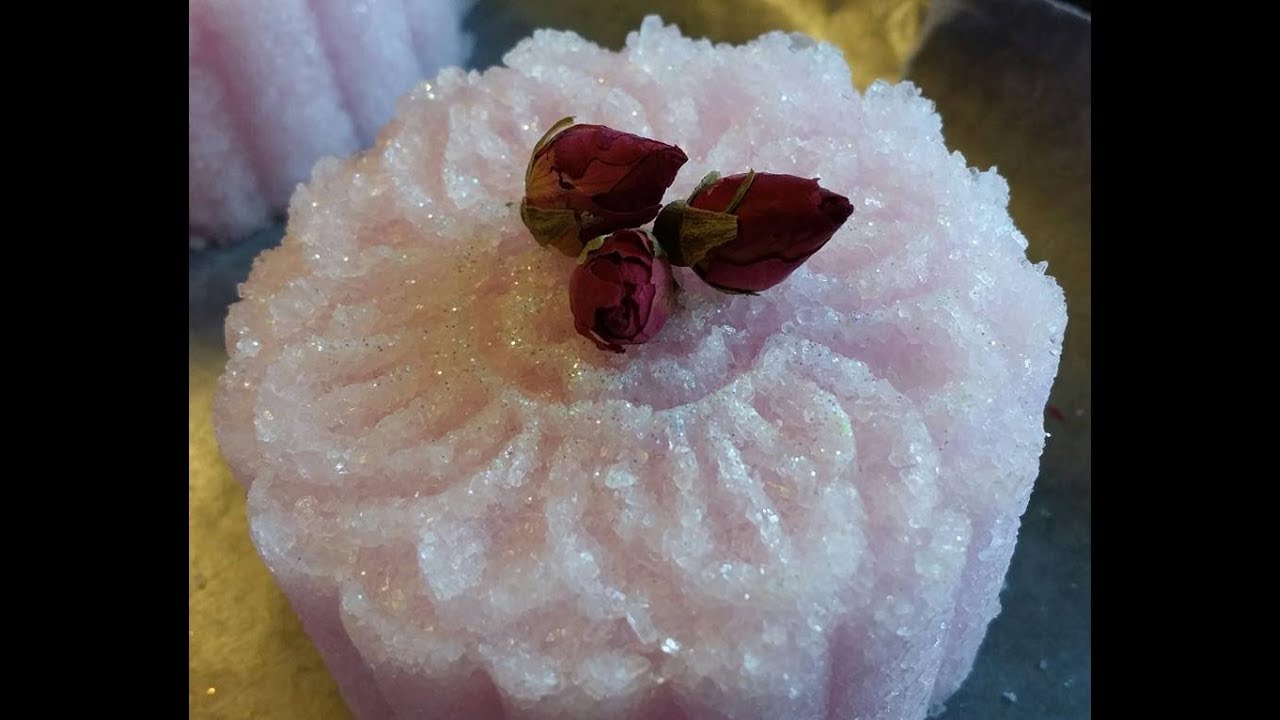 Making Sweet Cranberry Epsom Salt Cakes