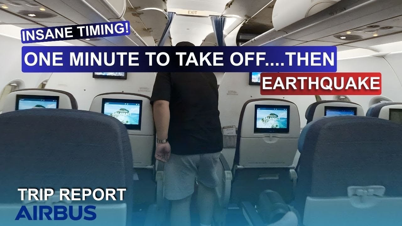 EARTHQUAKE at the Runway?! First Time on Philippine Airlines A321NEO! | Cebu- Manila | TRIP REPORT