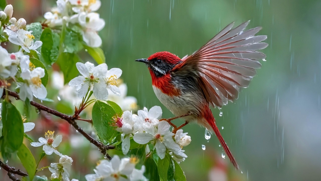💫 Piano Serenity with Birds Chirping - Harmonious Sounds to Soothe the Mind & Relieve Stress 🌷🕊️🍃
