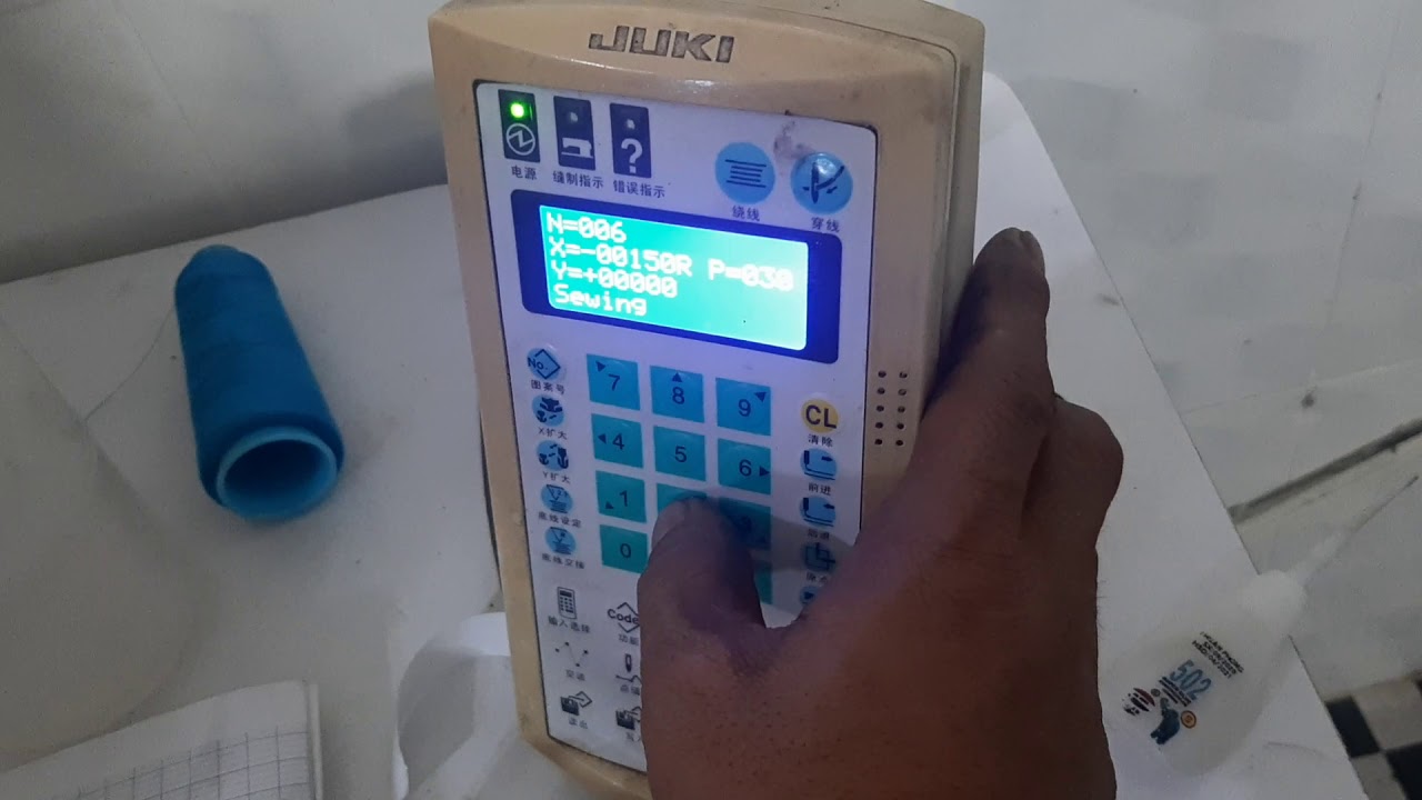hướng dẫn sử dung máy lập trình juki 210d