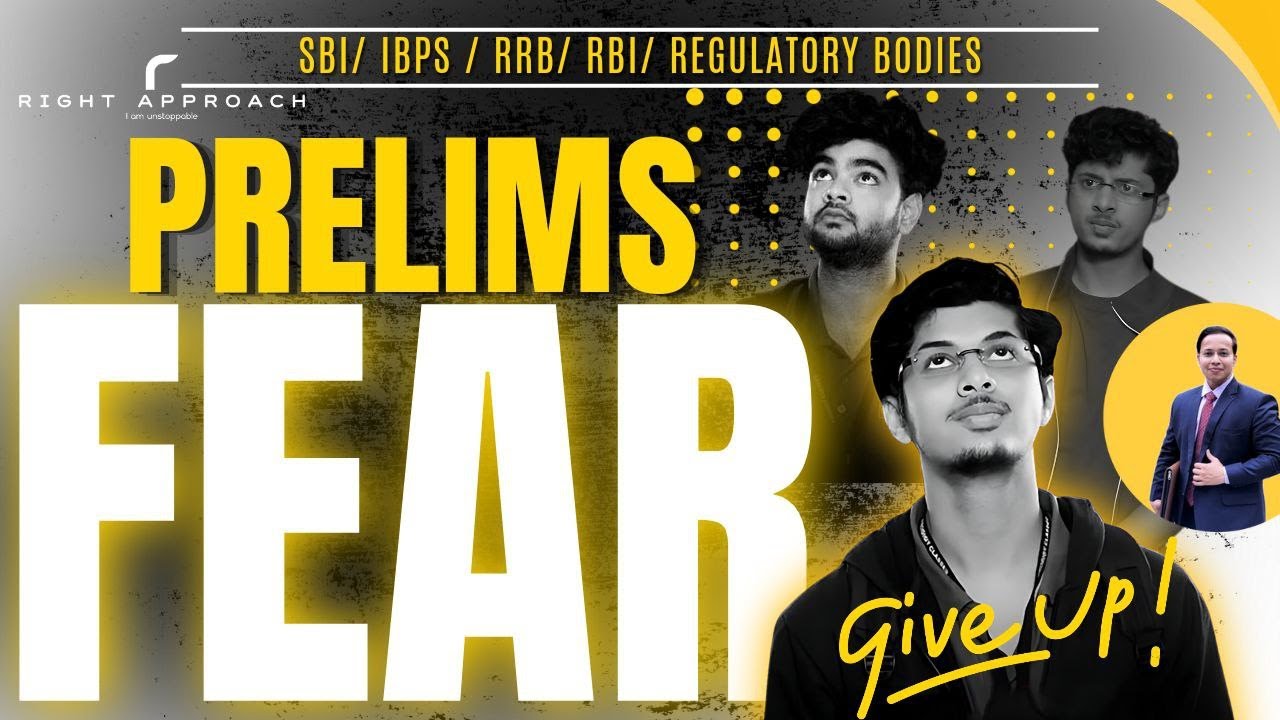 No More PRELIMS FEAR  - 2024 Banking Exams | RRB | SBI | IBPS | Prelims Demand RIGHT APPROACH |