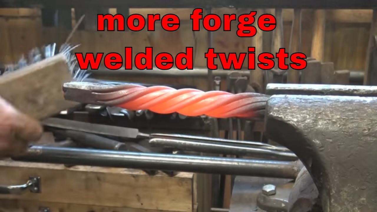 Forge welded twists - part 2