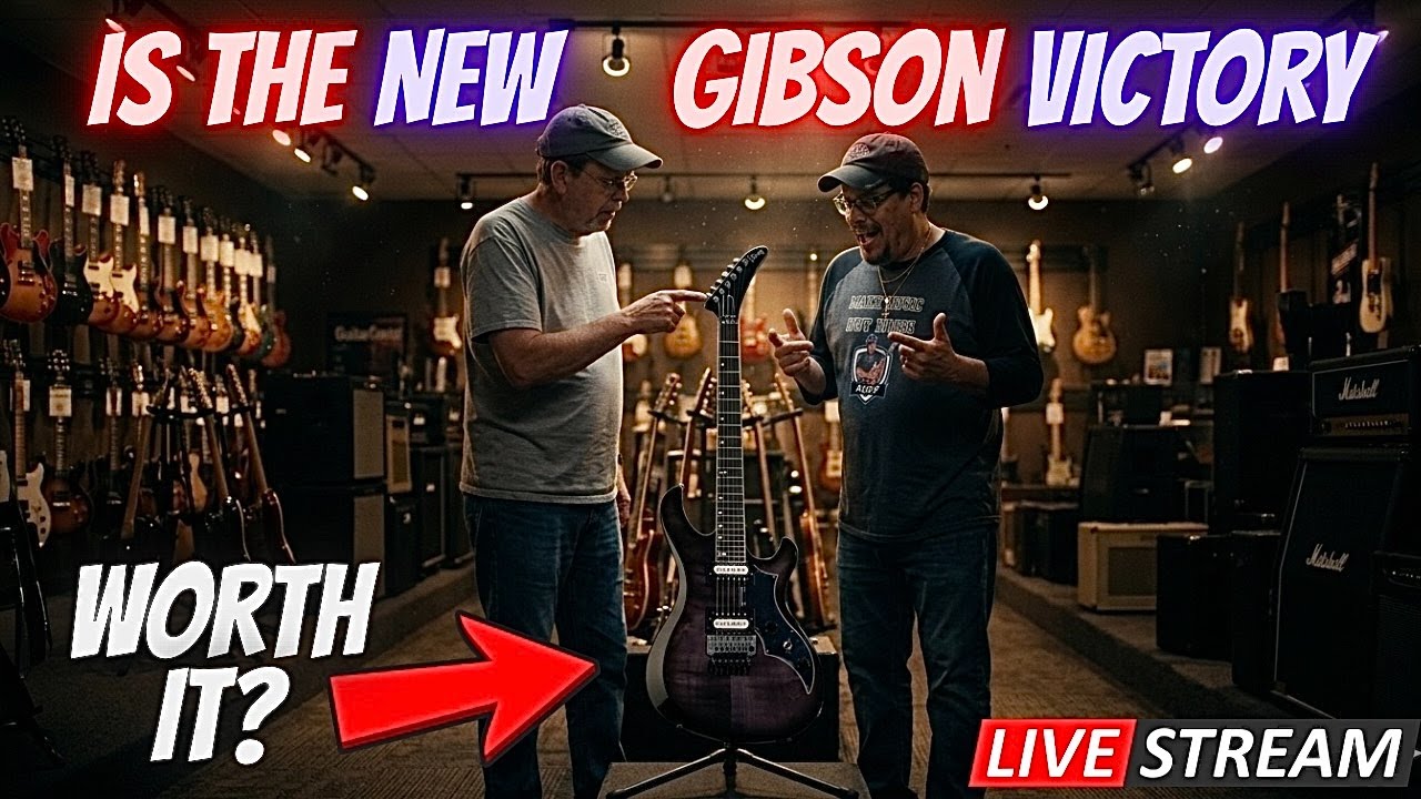 Is The New Gibson Victory Worth It?! | #guitar #discussion #live #guitarcenter