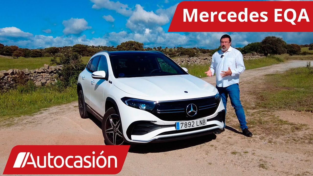 MERCEDES EQA 2021: SUV eléctrico| Primera prueba / Contacto / Review en español | Autocasión