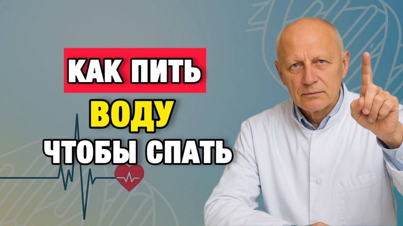 резкое питьё перед сном — частая причина ночных пробуждений.