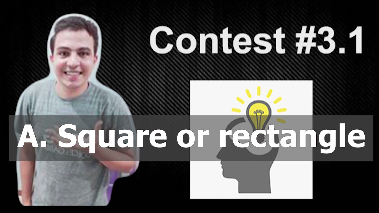A. Square or rectangle