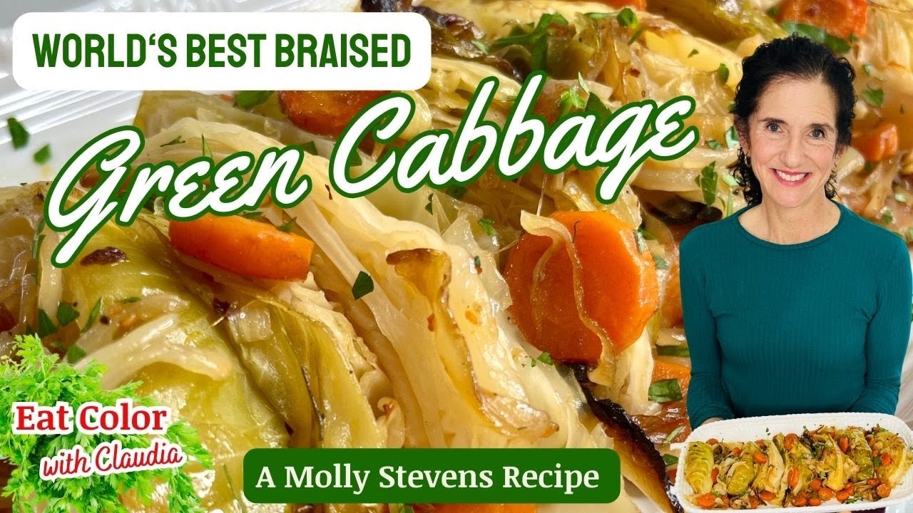 Worlds Best Braised Green Cabbage @eatcolor