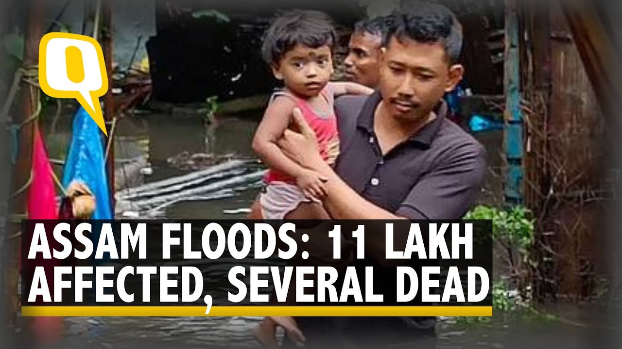 Assam Floods | Heavy Rains Affect Over 11 Lakh People Across State; At Least 46 Dead | The Quint