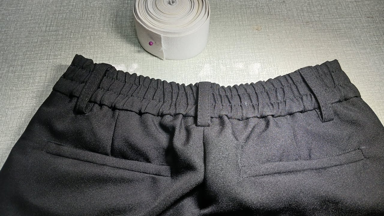 Back garter pants #sewing 