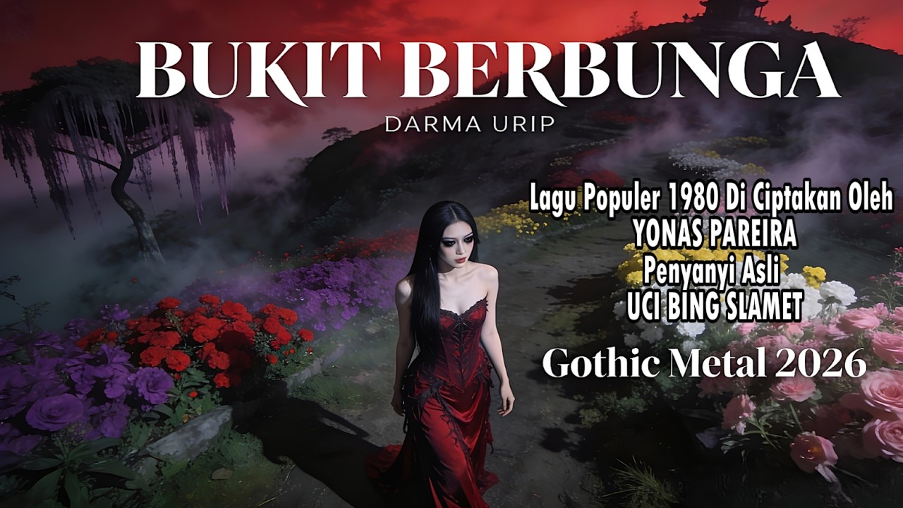 Cover-Bukit Berbunga-Darma Urip-[Cipta Yonas Pareira-Penyanyi asli Uci Bing Slamet]Gothic Metal 2026