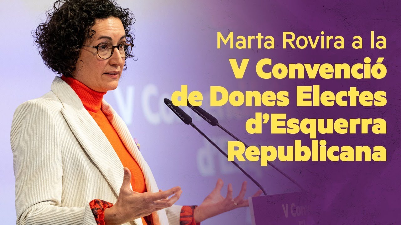 Marta Rovira a la V Convenci&oacute; de Dones Electes d'Esquerra Republicana