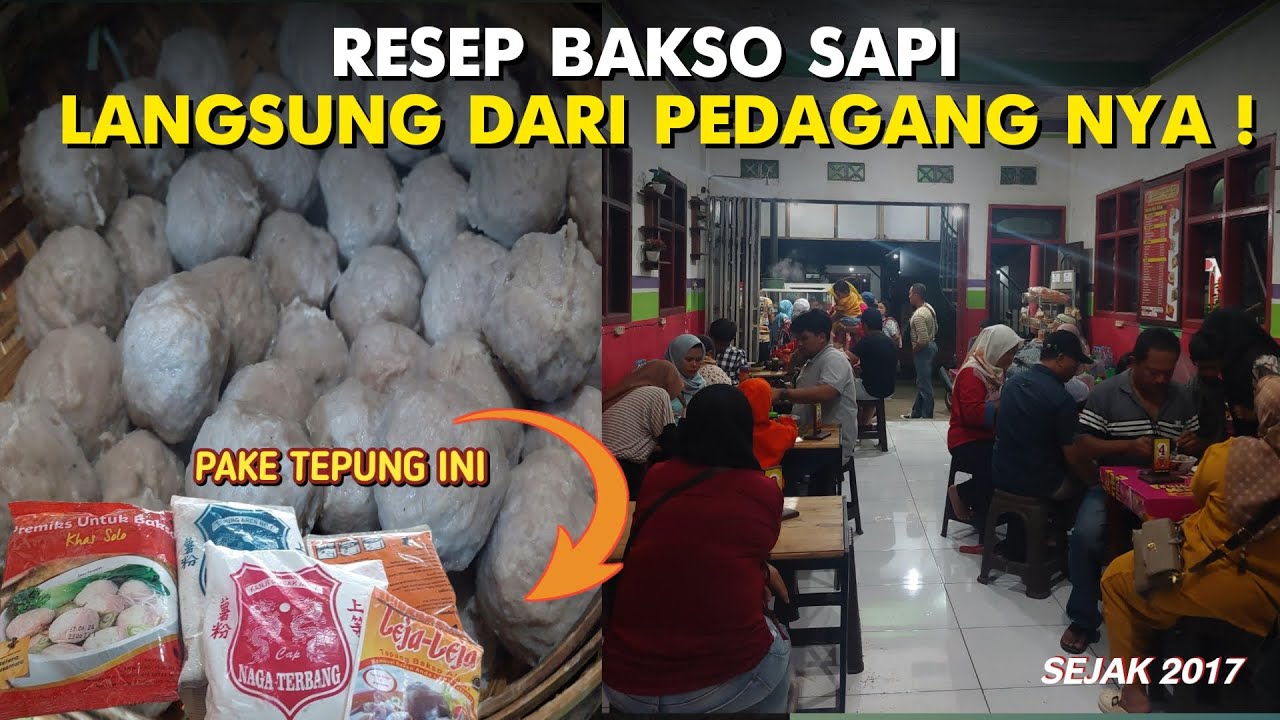 RESEP BAKSO SAPI 1KG ‼️ DIJAMIN KRESS DAN KENYAL | LANGSUNG DARI PEDAGANG NYA SEJAK 2017 ‼️
