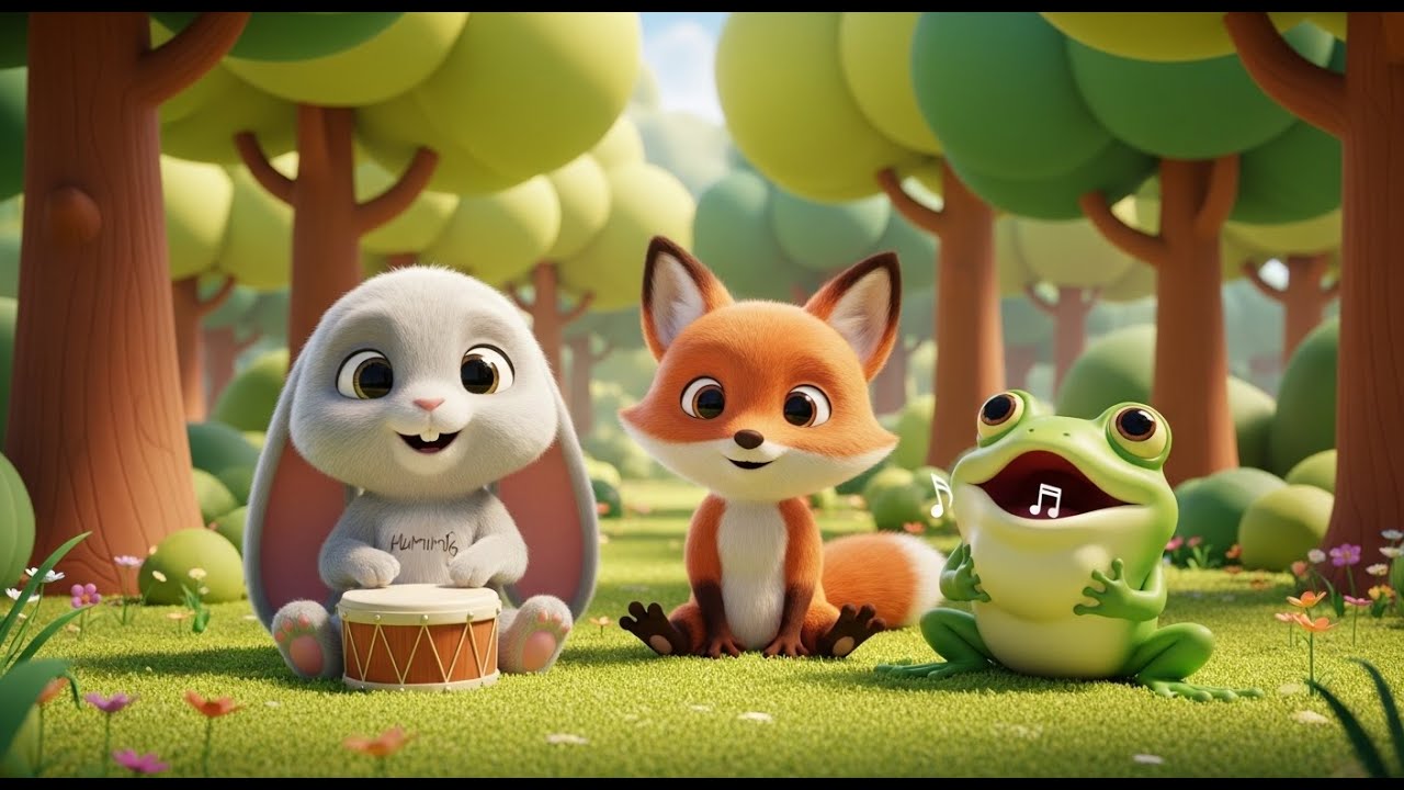 Bunny Drum Hace Boomity Bum | Canciones Infantiles y Rimas Educativas