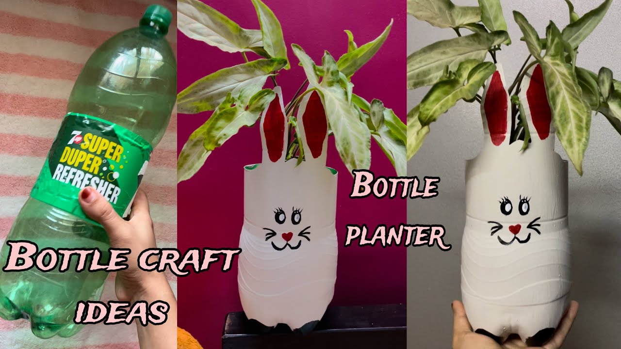 Don’t Throw Waste Bottles 😍Make This Cute Planter From It | Diy From Plastic Bottles |♻️