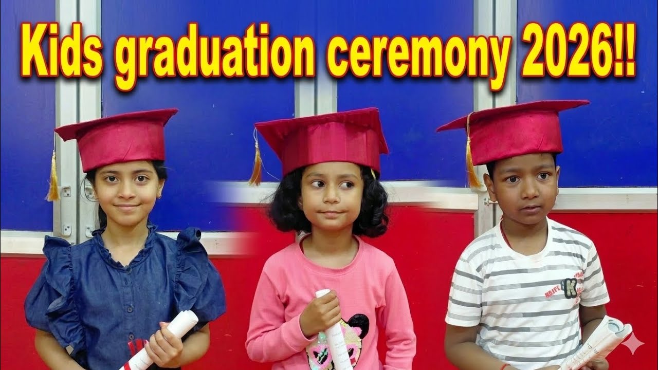 Kids Graduation ceremony 2026!!