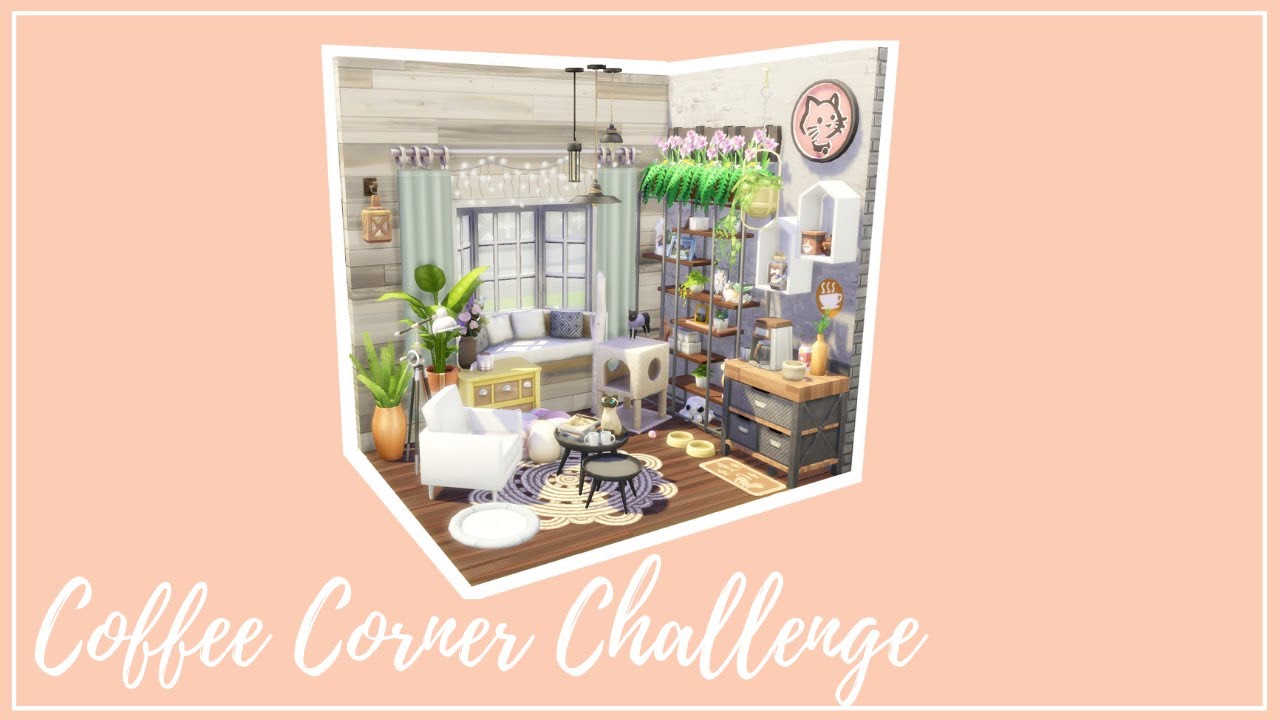 Coffee Corner Challenge | The Sims 4 | Dollhouse