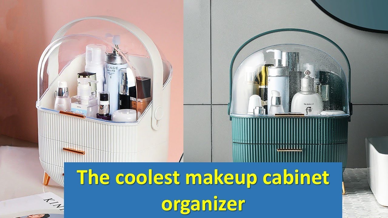 The coolest makeup cabinet organizer - makeup organizer for cosmetics