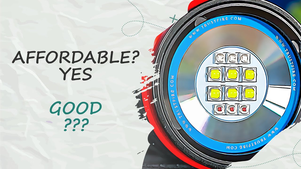 Unboxing TrustFire DF50: The Budget Video Light #scuba #diving