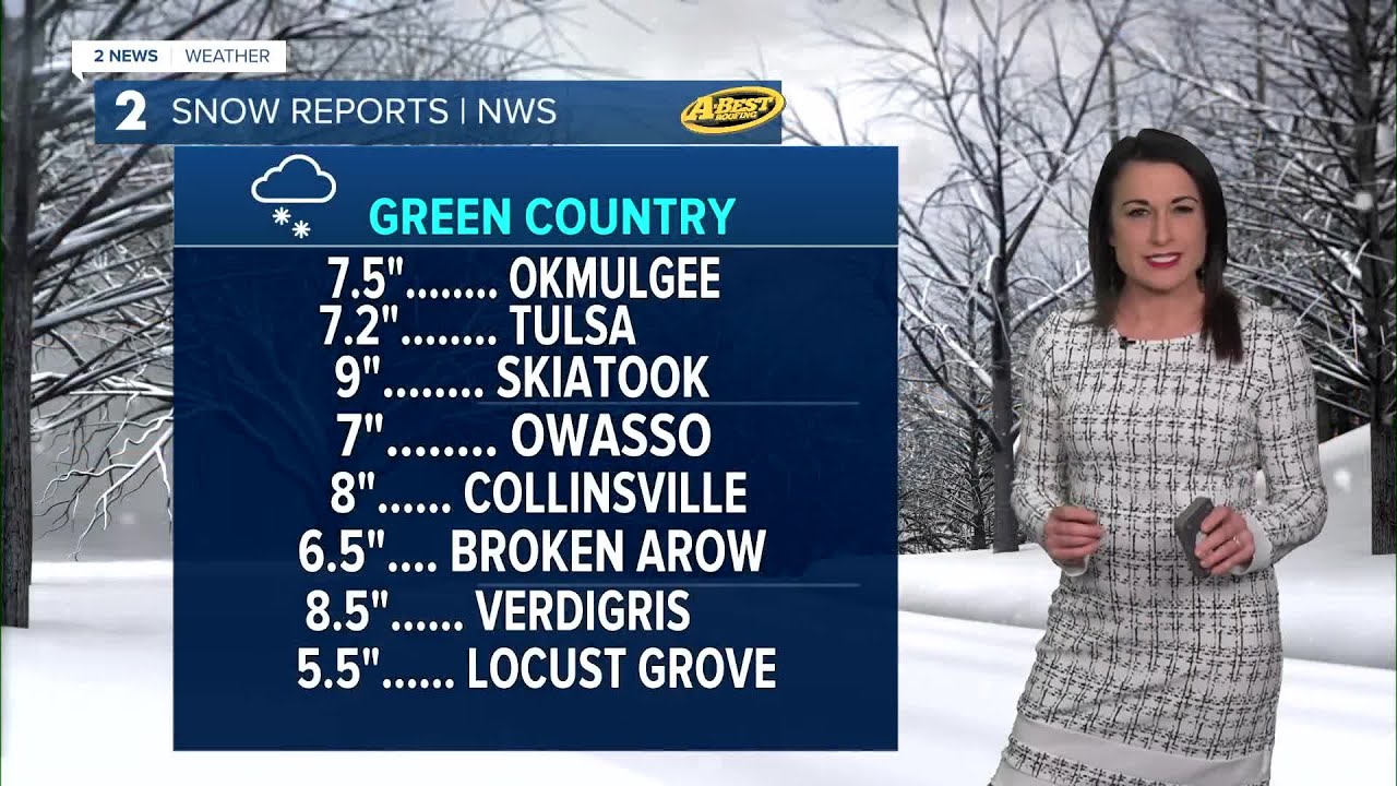 Snow Tapers Off, Bitter Cold Still Grips the Region