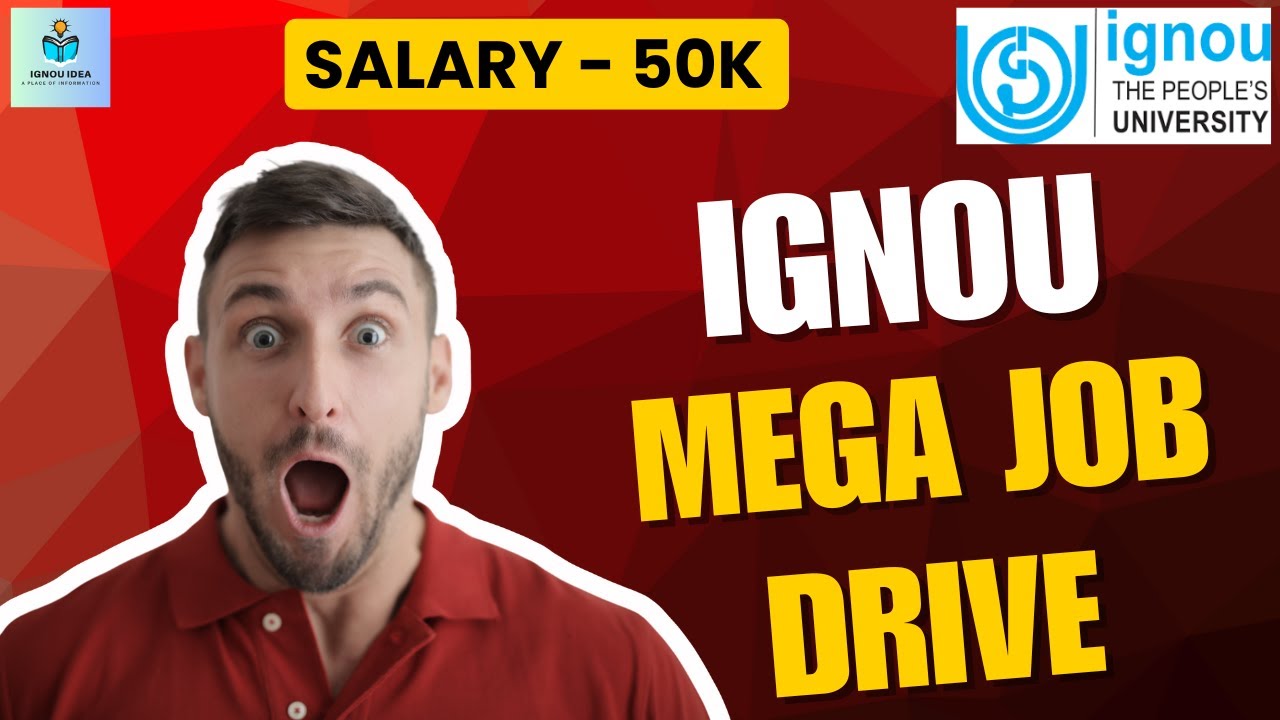 IGNOU Mega Job Drive | Ignou Job Fair 2025 | New Delhi Job Fair | IGNOU Job Vacancy 2025 IgnouCareer